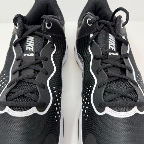 Nike Fly By Mid3 Shoes Men's 15 Black White Lightweight Traction Basketball EUC - Picture 4 of 12